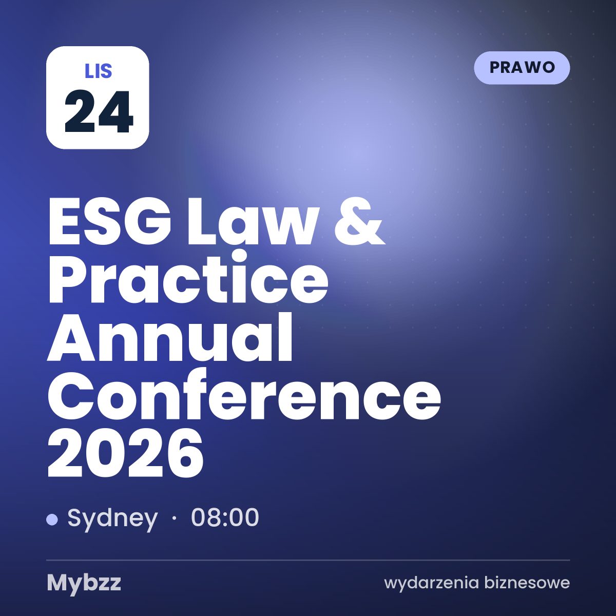 Zdjęcie wydarzenia: ESG Law & Practice Annual Conference 2026