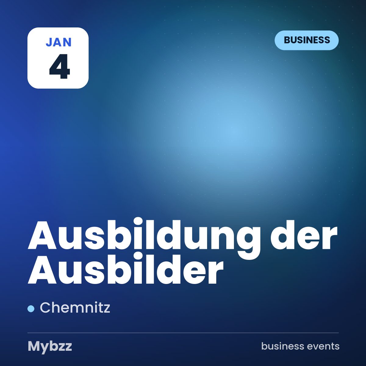 Event cover: Ausbildung der Ausbilder