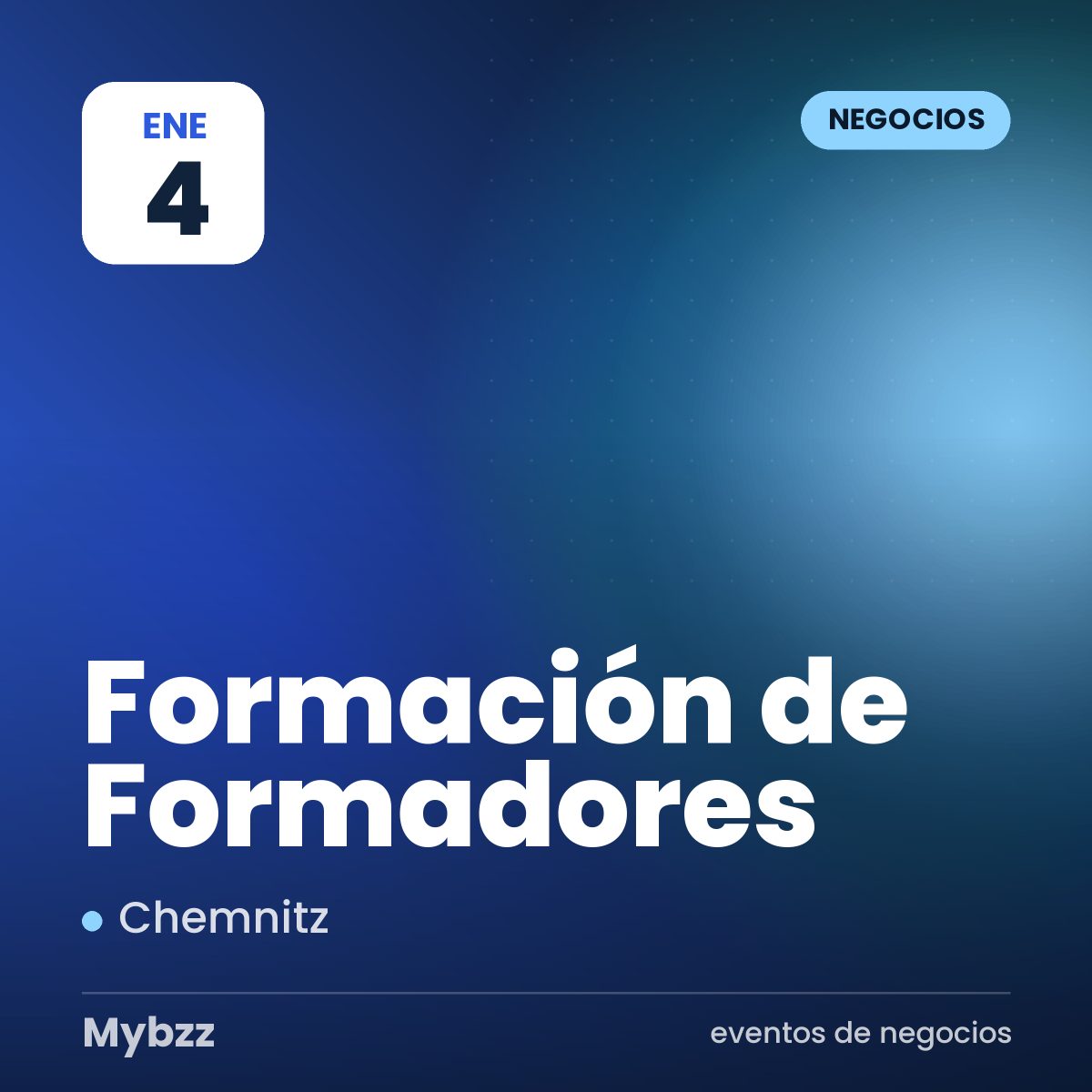 Portada del evento: Formación de Formadores