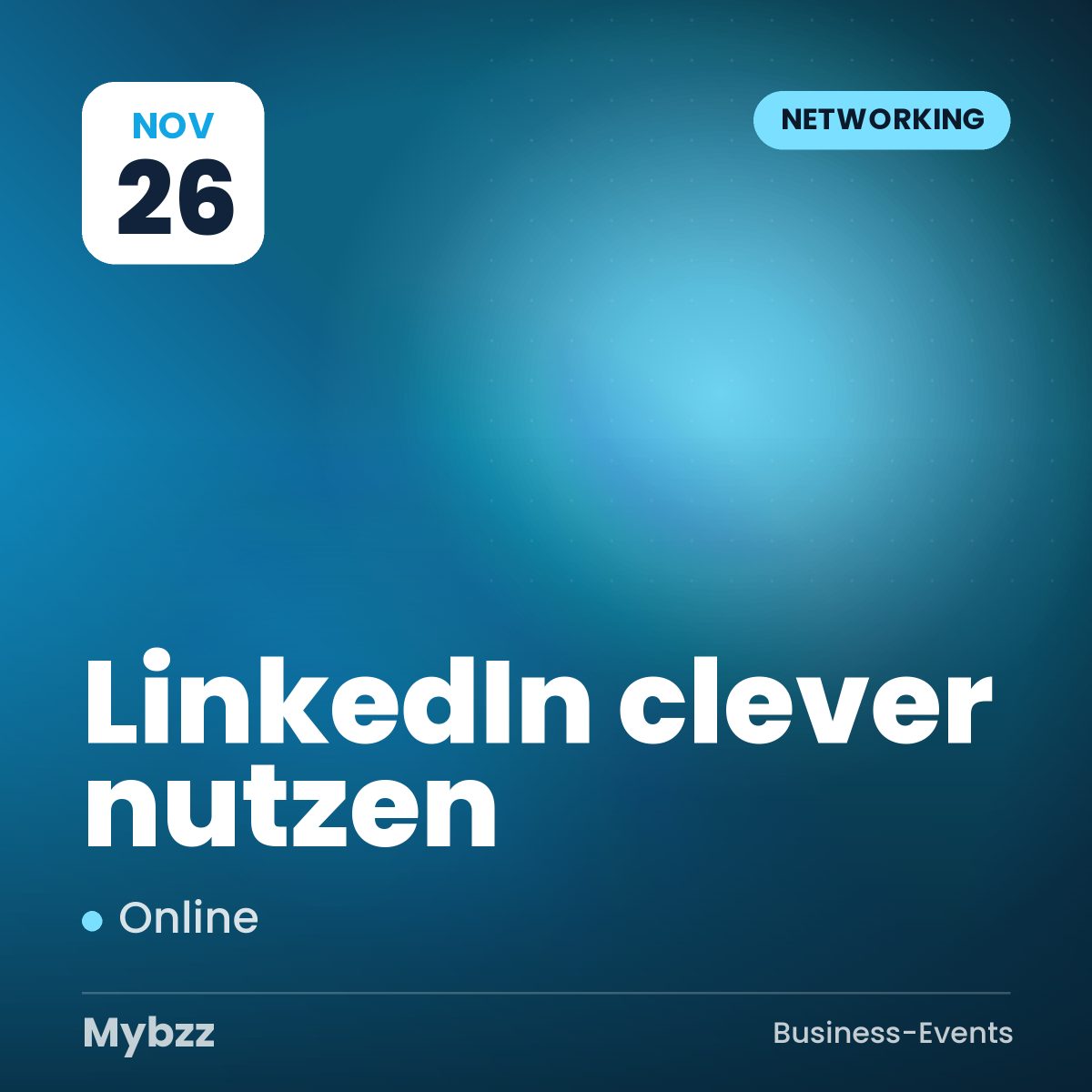 Event-Titelbild: LinkedIn clever nutzen