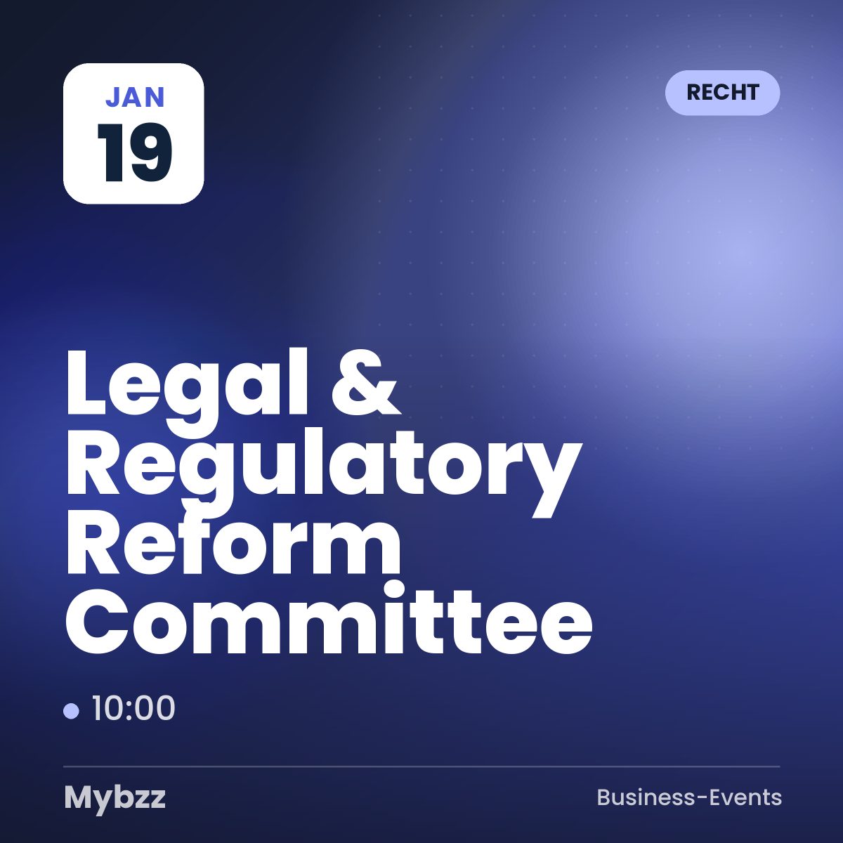 Event-Titelbild: Legal & Regulatory Reform Committee