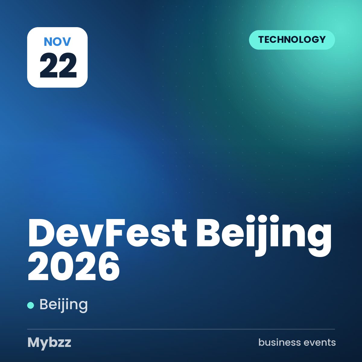 Event cover: DevFest Beijing 2026