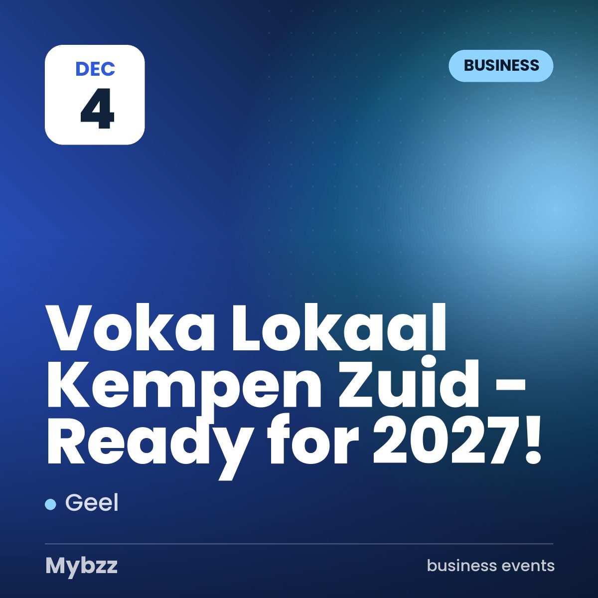 Event cover: Voka Lokaal Kempen Zuid - Ready for 2027!