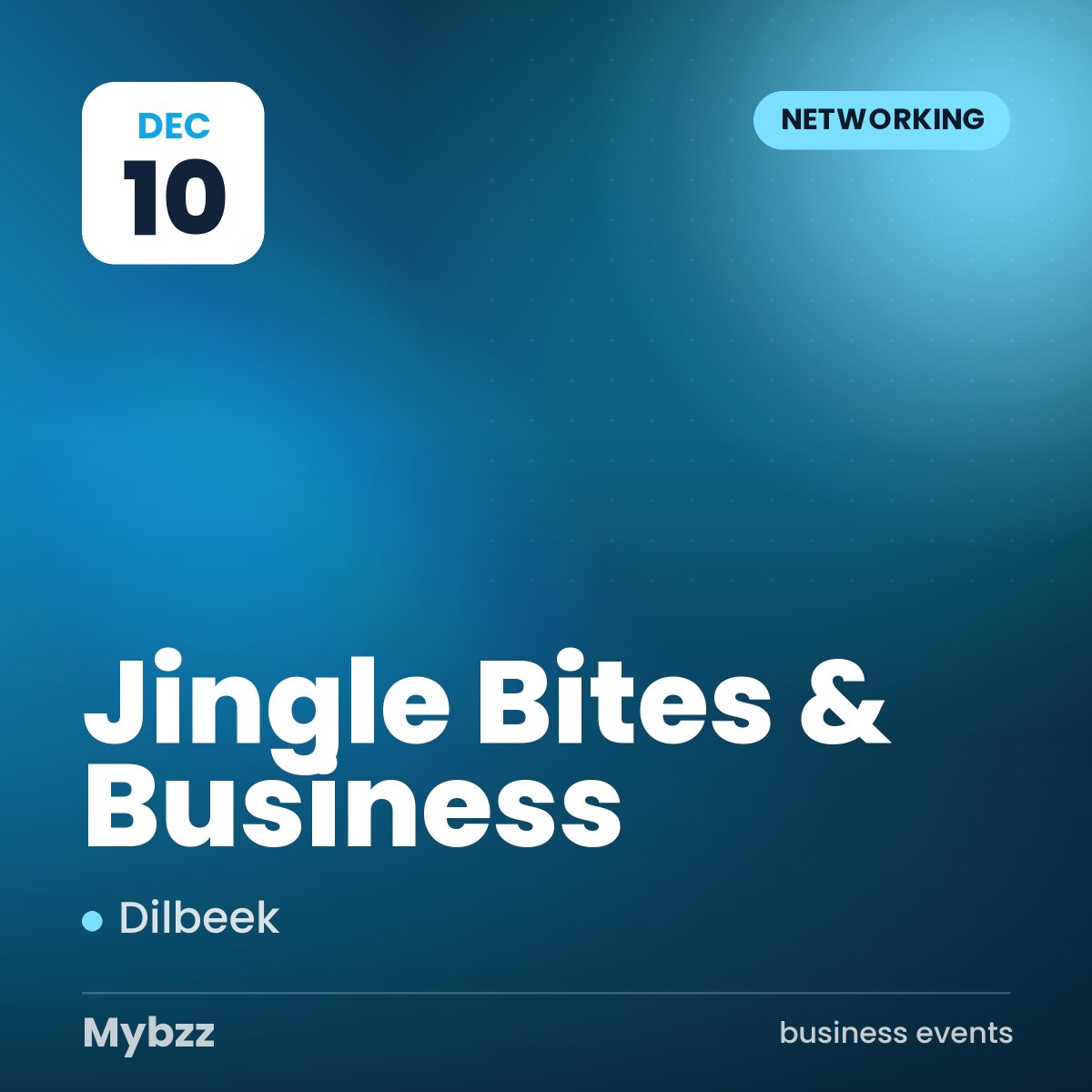 Event cover: Jingle Bites & Business