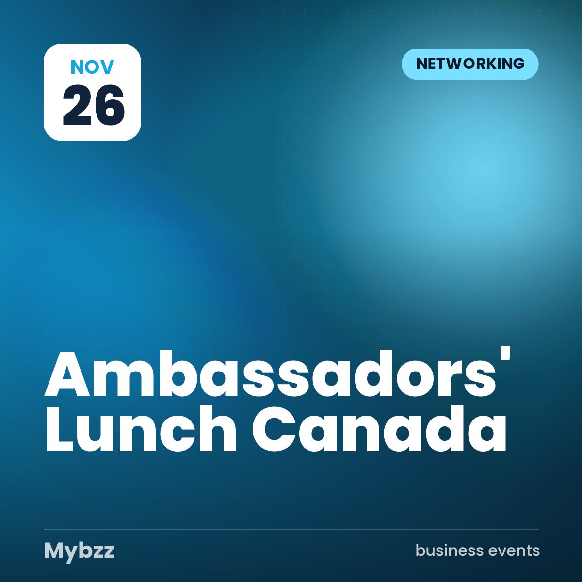 Event cover: Ambassadors' Lunch Canada