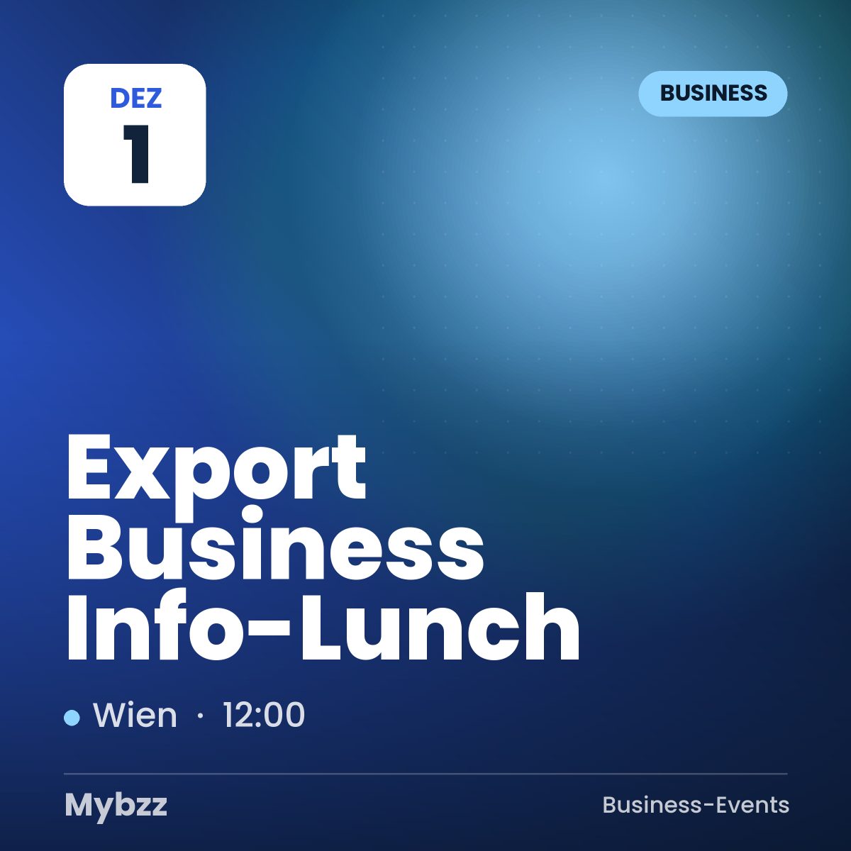 Event cover: Export Business Info-Lunch