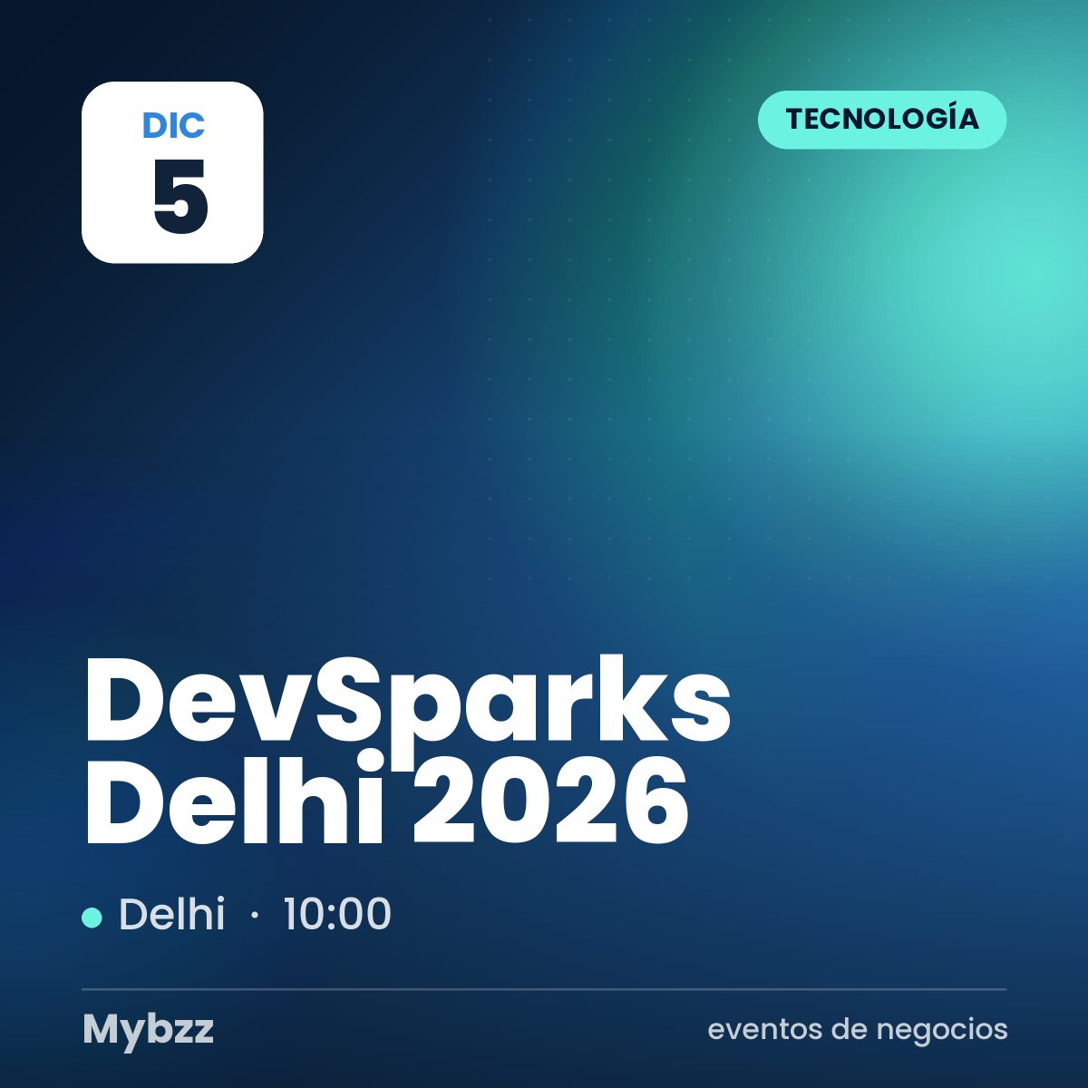 Portada del evento: DevSparks Delhi 2026