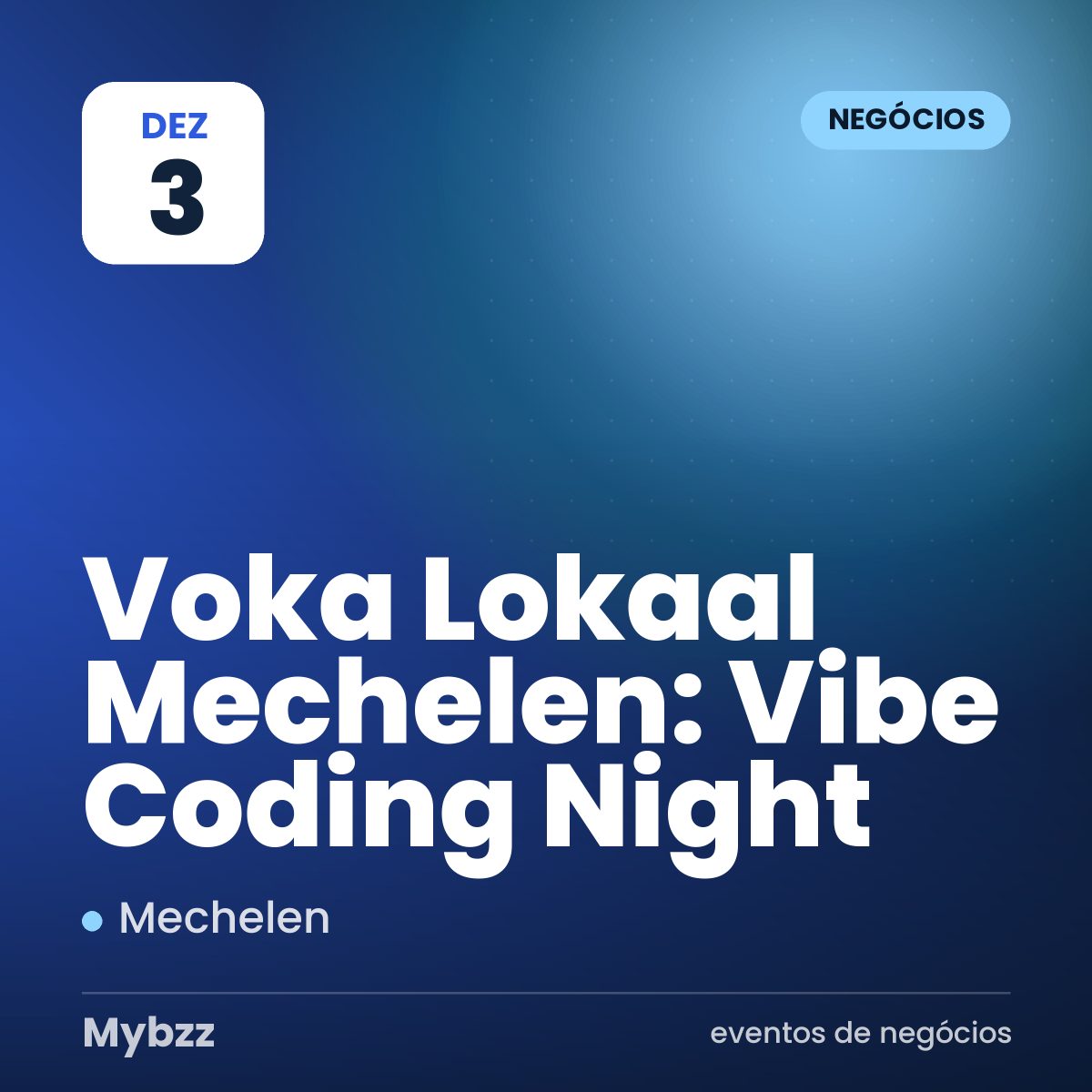 Capa do evento: Voka Lokaal Mechelen: Vibe Coding Night