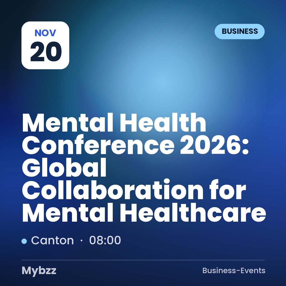 Event-Titelbild: Mental Health Conference 2026: Global Collaboration for Mental Healthcare