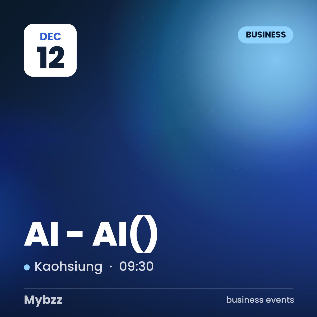 Event cover: AI統合力 - 活用AI科技,效率翻倍工作術(高雄)