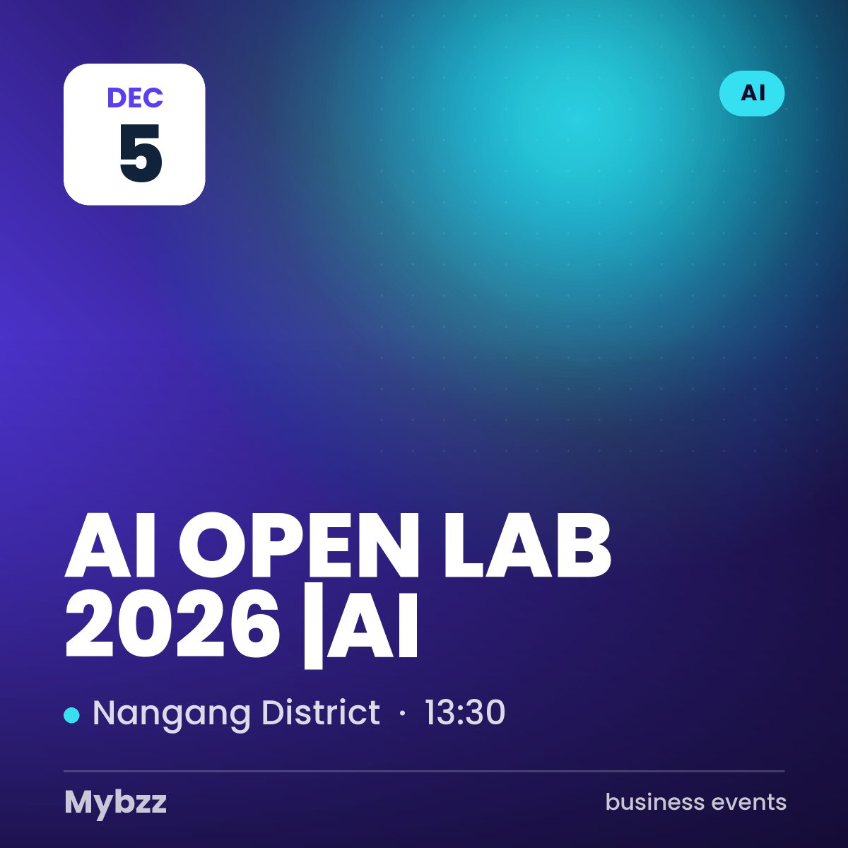 Event cover: AI郵報 OPEN LAB 2026 台北|AI 應用體驗・產業分享・創作者交流