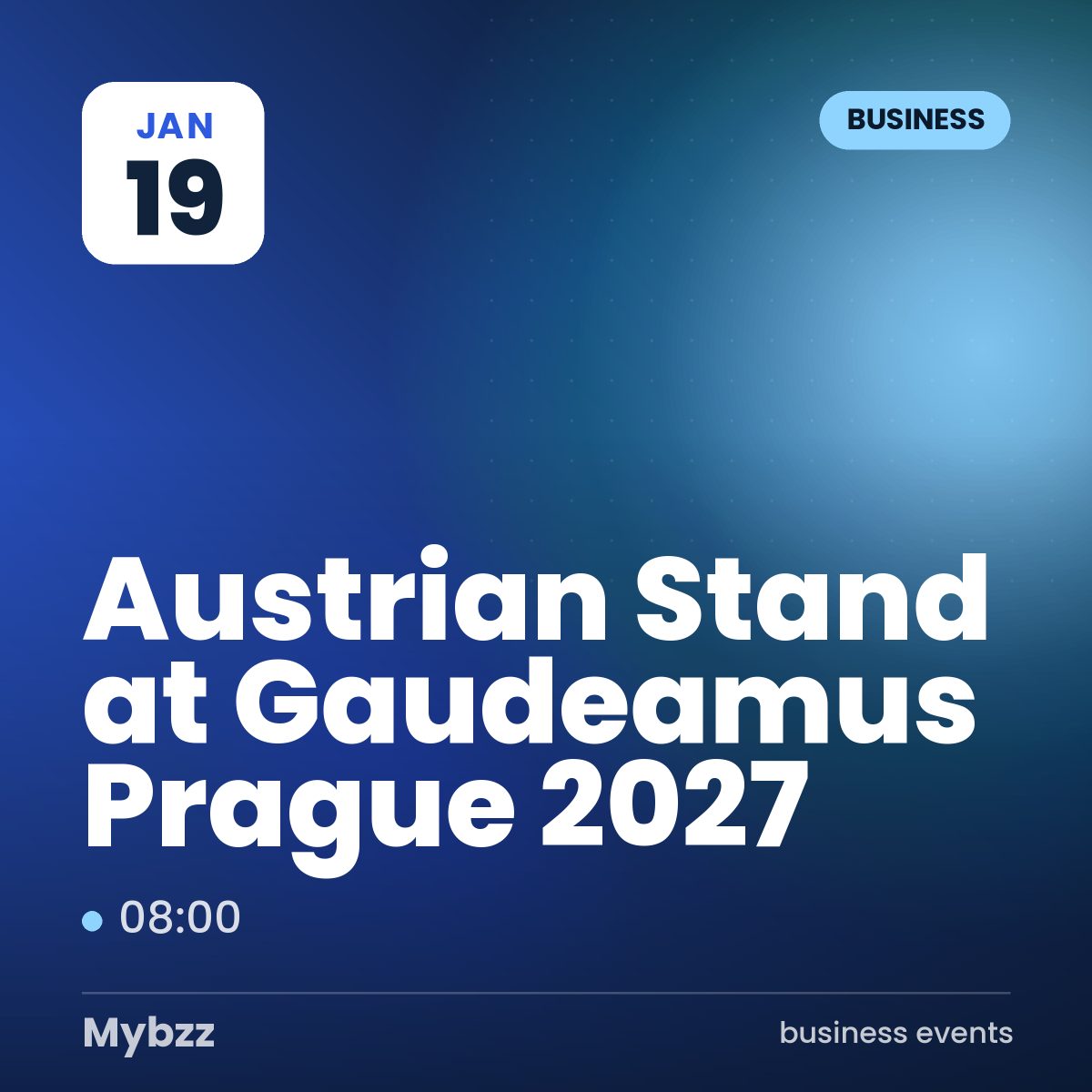 Event cover: Austrian Stand at Gaudeamus Prague 2027