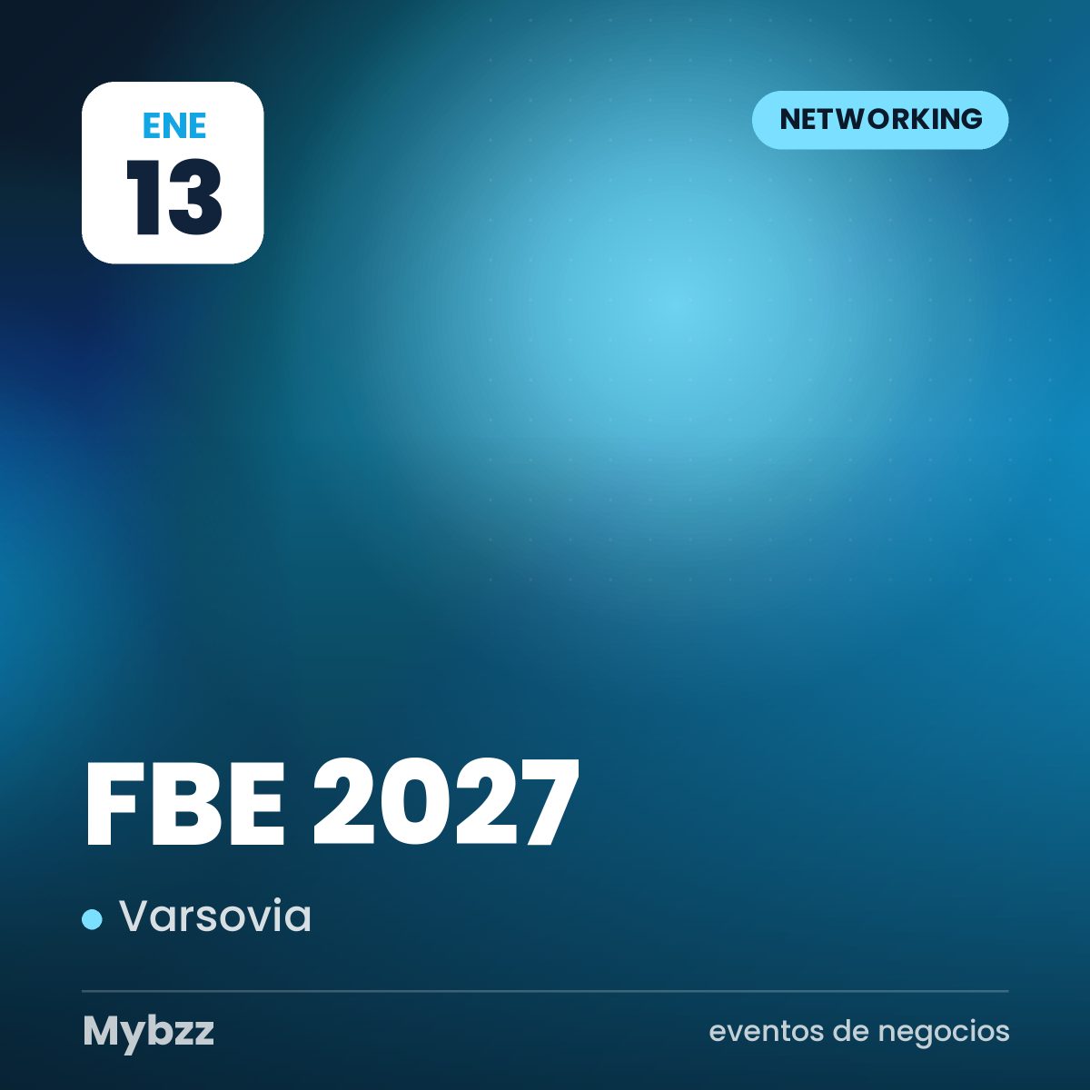 Portada del evento: FBE 2027