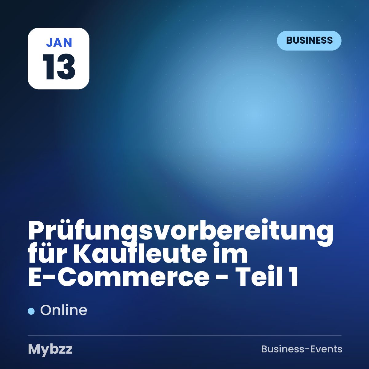 Event-Titelbild: Prüfungsvorbereitung für Kaufleute im E-Commerce - Teil 1