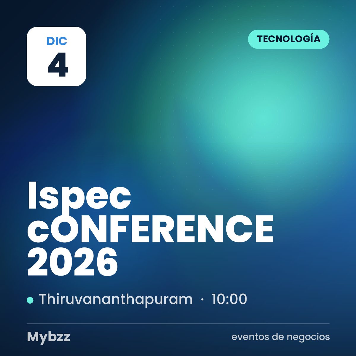 Portada del evento: Ispec cONFERENCE 2026