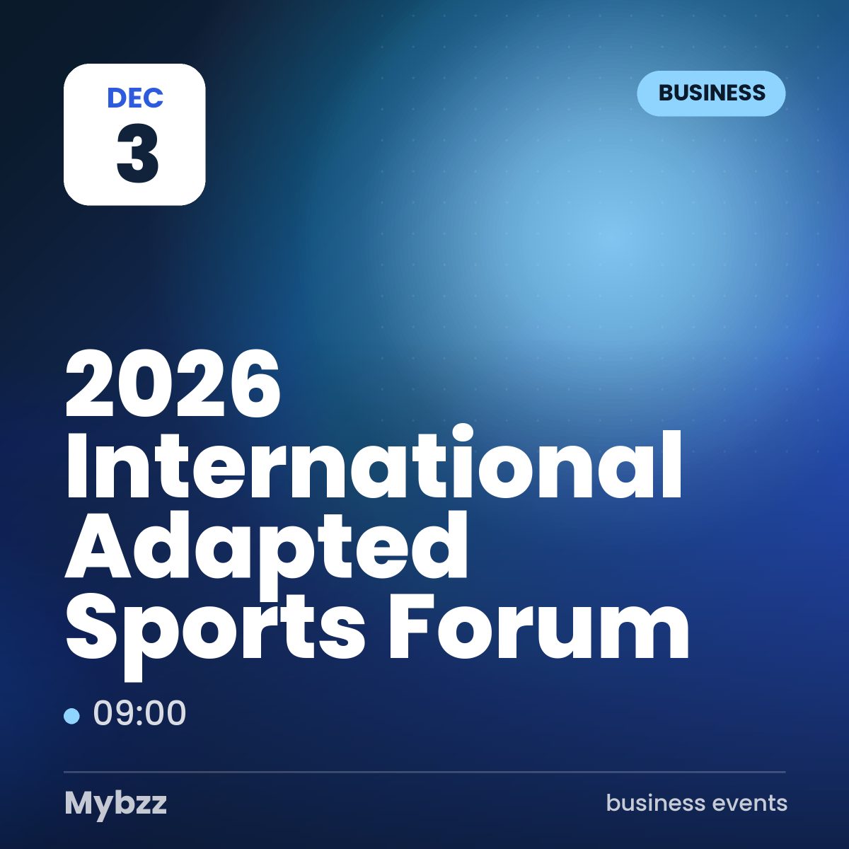 Event cover: 2026國際適應運動論壇 International Adapted Sports Forum