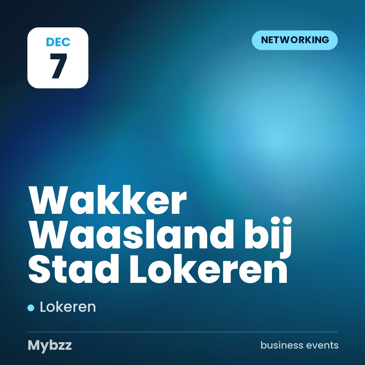 Event cover: Wakker Waasland bij Stad Lokeren