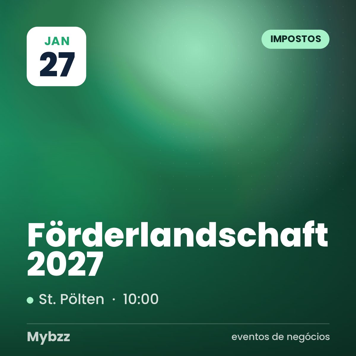 Capa do evento: Förderlandschaft 2027