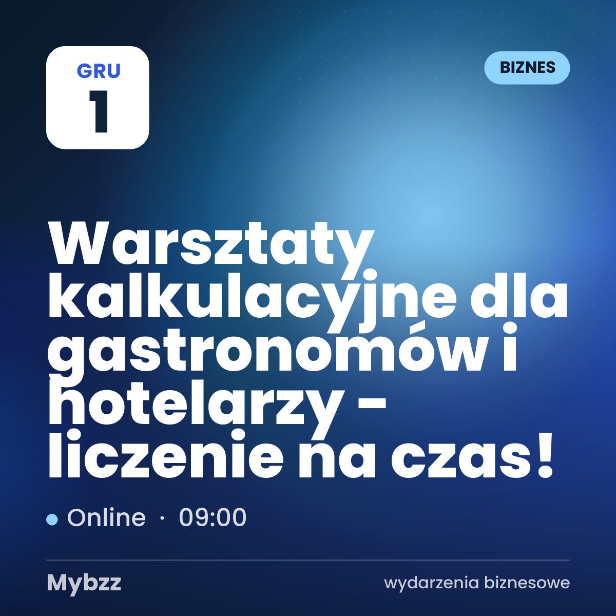 Zdjęcie wydarzenia: Warsztaty kalkulacyjne dla gastronomów i hotelarzy - liczenie na czas!